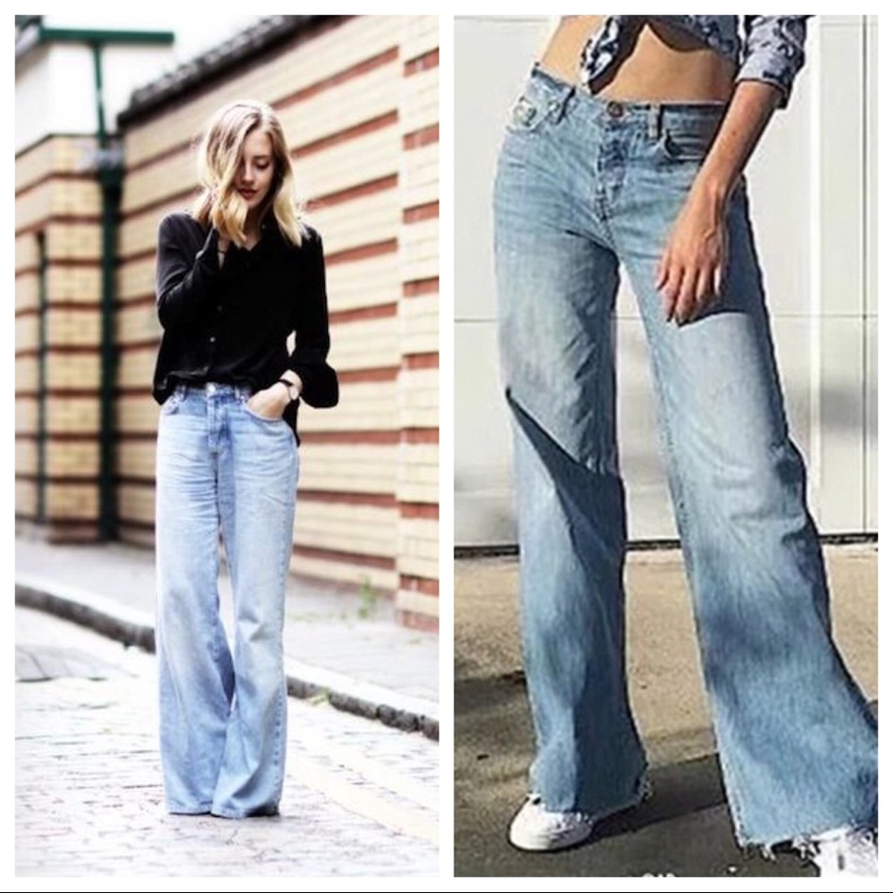Zara Basic Denim - Wide Leg - NWT!!